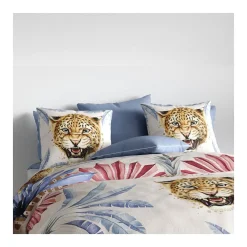 Atelier Du Coton Housse de couette 240x220 JAVA + 2 taies coton 57 fils* Housse De Couette