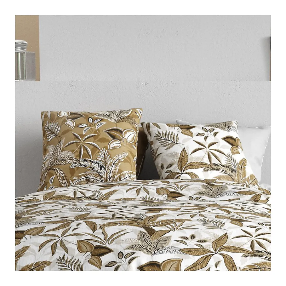 Atelier Du Coton Housse de couette 260x240 KAHONI + 2 taies coton 57 fils* Housse De Couette