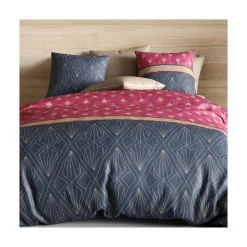 Housse de couette 260x240 Lily + 2 taies 100% coton 57 fils>Atelier Du Coton Online