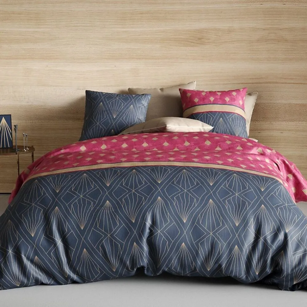 Housse de couette 260x240 Lily + 2 taies 100% coton 57 fils>Atelier Du Coton Online