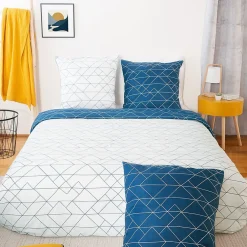 Housse de couette 240x220 List + 2 taies microfibre><noscript><img width=