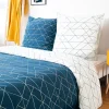 Cote Deco Housse de couette 260x240 List + 2 taies microfibre* Housse De Couette