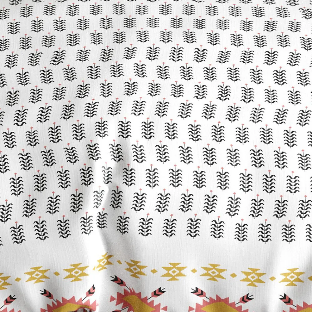 Atelier Du Coton Housse de couette 260x240 LOYA + 2 taies coton 57 fils* Housse De Couette