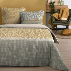 Housse de couette 260x240 MAGDALA + 2 taies coton 57 fils>STOF Clearance