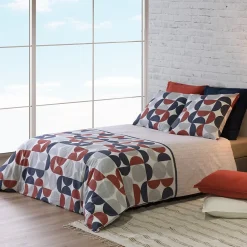 Atelier Du Coton Housse de couette 260x240 MOON + 2 taies coton 57 fils* Housse De Couette
