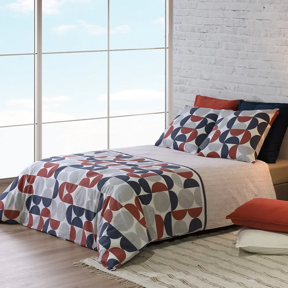 Atelier Du Coton Housse de couette 260x240 MOON + 2 taies coton 57 fils* Housse De Couette