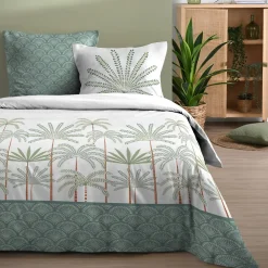 Housse de couette 240x220 MORPHEA + 2 taies coton 57 fils>STOF Hot