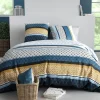 Housse de couette 240x220 OSIS + 2 taies coton 57 fils>Atelier Du Coton Online