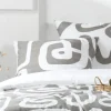 STOF Housse de couette 240x220 PINTO + 2 taies coton 57 fils* Housse De Couette