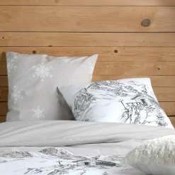 STOF Housse de couette 240x220 REFUGE + 2 taies coton 57 fils* Housse De Couette