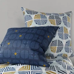 Atelier Du Coton Housse de couette 260x240 Sirius + 2 taies coton 57 fils* Housse De Couette