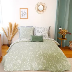 Cote Deco Housse de couette 240x220 Susie Satin + 2 taies 100% coton 78 fils* Housse De Couette