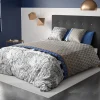 Atelier Du Coton Housse de couette 240x220 Toki + 2 taies coton 57 fils* Housse De Couette