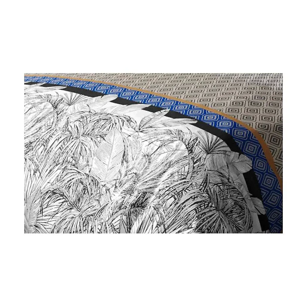 Atelier Du Coton Housse de couette 240x220 Toki + 2 taies coton 57 fils* Housse De Couette