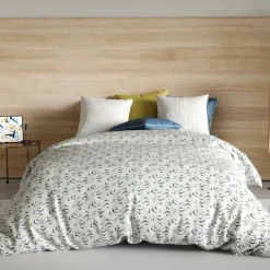 Housse de couette 260x240 VITA + 2 taies coton 57 fils>Atelier Du Coton Outlet