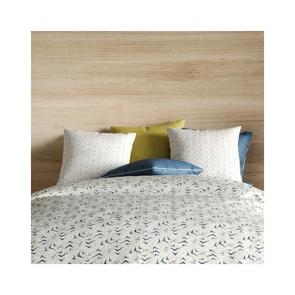 Housse de couette 260x240 VITA + 2 taies coton 57 fils>Atelier Du Coton Outlet