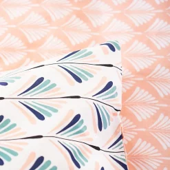 Cote Deco Housse de couette 200x200 VOLEA + 2 taies 100% coton adouci 57 fils/cm2* Housse De Couette