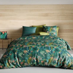 Atelier Du Coton Housse de couette 240x220 ZANIA + 2 taies coton 57 fils* Housse De Couette