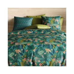 Atelier Du Coton Housse de couette 240x220 ZANIA + 2 taies coton 57 fils* Housse De Couette