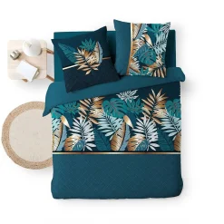 Douceur D'Intérieur Housse de couette 240x220cm + 2 taies ALIANOR 100% coton* Housse De Couette