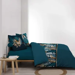 100Comfort Housse de couette 260x240cm + 2 taies ALIANOR 100% coton* Housse De Couette