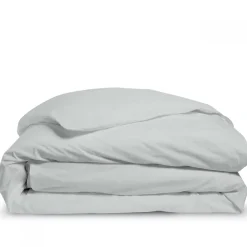 Bleu Calin Housse de couette 240x260cm Parure Gris Clair COTON* Housse De Couette