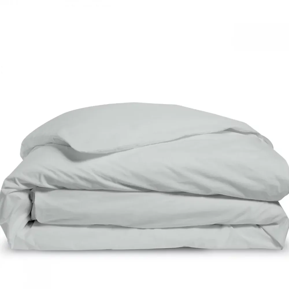 Bleu Calin Housse de couette 240x260cm Parure Gris Clair COTON* Housse De Couette