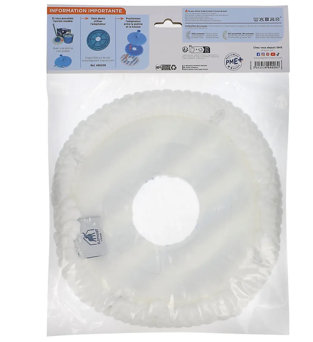 Housse de lavage microfibre Smarteo>Elephant