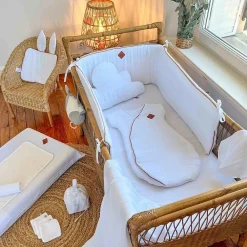 Sevira Kids Housse de matelas à langer en gaze de coton Jeanne* Drap Housse|Drap Housse