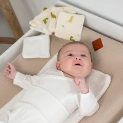 Sevira Kids Housse de matelas à langer Nid d'abeille* Drap Housse|Drap Housse