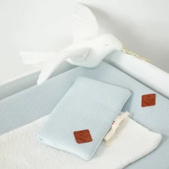 Sevira Kids Housse de matelas à langer Nid d'abeille* Drap Housse|Drap Housse