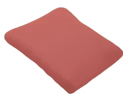 Domiva Housse de matelas à langer en éponge bouclette (50x75 cm - Terracotta)* Drap Housse|Drap Housse
