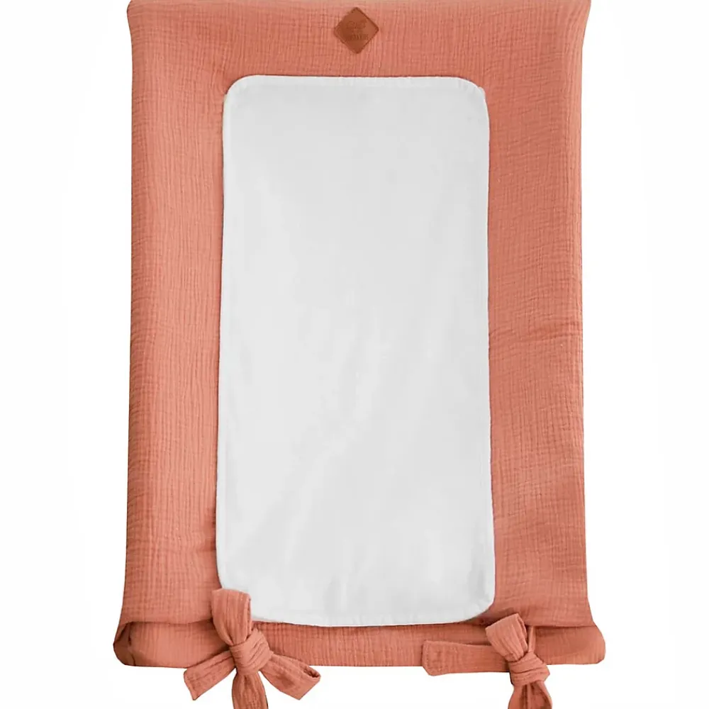 Sevira Kids Housse de matelas à langer en gaze de coton Jeanne* Drap Housse|Drap Housse