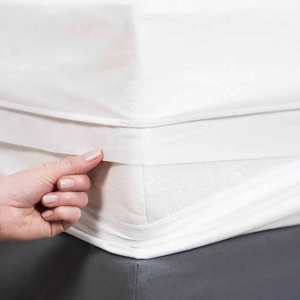 Future Home Housse intégrale anti punaise de lit bonnets 27 cm 90x200cm* Protège Matelas