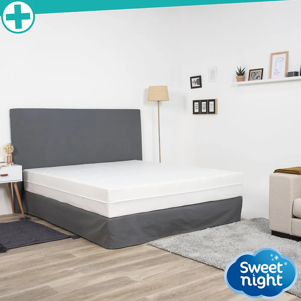 Housse intégrale matelas - Anti-Punaise de lit - Fermeture à glissière - Sans traitement chimique - Ep. jusqu'à 30 cm>Sweetnight Clearance