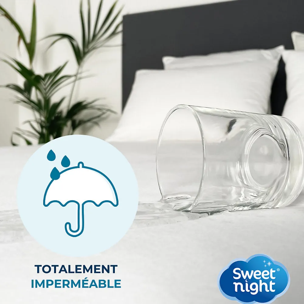 Housse intégrale matelas imperméable - Anti-Punaise de lit et Anti-acariens - Sans traitement chimique - Ep. jusqu'à 30 cm>Sweetnight Outlet