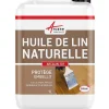 Huile de lin naturelle pour bois intérieur, extérieur, terrasse, parquet, - 1 L ->Arcane Industries Discount