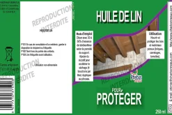 Phebus Huile de lin protection et entretien 250ml* Huile De Lin