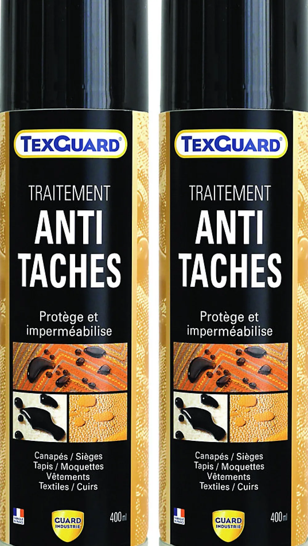 Imperméabilisant Tissu et Cuir Antitache TEXGUARD 2 Aérosols Velours Hydrofuge Incolore et Invisible Canapé Tapis Rideau Moquette>Guard Industrie Clearance