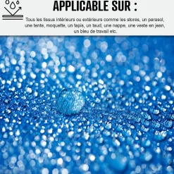 IMPERMEABILISANT ANTI-TACHES ET HYDROFUGE POUR TISSU - IMPERTISSU - 0.5 L (jusqu'à 5 m²) -><noscript><img width=