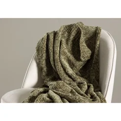 Venture Home Jeté de canapé en polyester chenille Ally 170x130 cm* Boutis, Couvre-Lit, Édredon