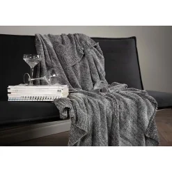 Jeté de canapé en polyester chenille Ally 170x130 cm>Venture Home Online