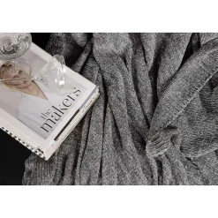 Jeté de canapé en polyester chenille Ally 170x130 cm><noscript><img width=