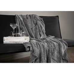 Jeté de canapé en polyester chenille Ally 170x130 cm><noscript><img width=