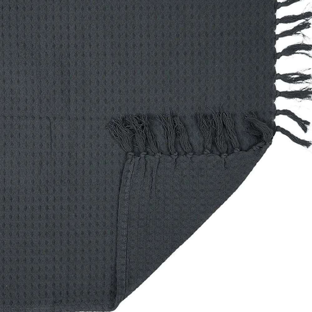 Jeté de canapé gaufré 170x250 cm anthracite>The Home Deco Factory Hot