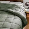 Jeté de lit - Effet duvet (160x240 cm - Kaki)* Boutis, Couvre-Lit, Édredon