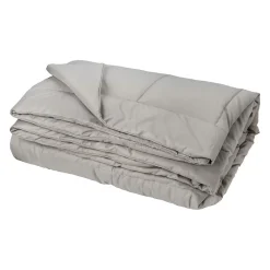 Jeté de lit - Effet duvet (160x240 cm - Gris Galet)> Hot