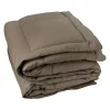 Jeté de lit - Effet duvet (160x240 cm - Taupe)* Boutis, Couvre-Lit, Édredon