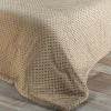Linder Jeté de lit à petits pompons (180x240 cm - Beige)* Boutis, Couvre-Lit, Édredon