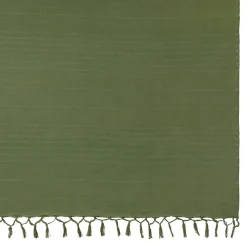 Jeté de lit Anjali 220x160 vert kaki en coton - Atmosphera><noscript><img width=